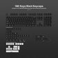 138 Keys Retro Dark Grey Red PBT Keycap Double Shot Cherry Profile Key caps for Cherry MX Switches Mechanical Gamer Keyboard