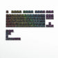 2026 New Purple Topographic Side Print Shine Through Keycaps 97/134+ Key Cherry Profile Double Shot Dye Sub PBT for MX Switch