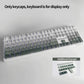 2026 New Purple Topographic Side Print Shine Through Keycaps 97/134+ Key Cherry Profile Double Shot Dye Sub PBT for MX Switch
