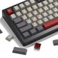 138 Keys Retro Dark Grey Red PBT Keycap Double Shot Cherry Profile Key caps for Cherry MX Switches Mechanical Gamer Keyboard
