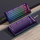 132 Key Custom Lavender Purple Double Shot Keycaps Shine Through PBT Keycaps for Cherry Gateron MX Switches Mechanical Keyboards