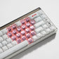 XVX Optic Heart Series 21-Key OEM Profile Transparent PC Keycap Set