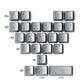 XVX 21 Keys Sliver Butterfly Keycaps IMD-Pattern Shine Through Heart-Shaped Keycaps OEM Profile DIY Decorative Keycapseycap