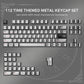 112 Keys Cherry Profile Time Metal Feel PBT Keycaps Top Print Dye Sub Key Cap For Cherry Mx Gamer Mechanical Keyboard Keycaps