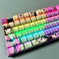 NEW!!!The Apothecary Diaries Maomao&Jinshi anime PBT keycaps set with side backlit,122keys top printed for MX-cross stems Keyboard