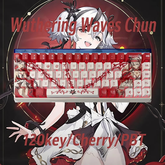 Wuthering Waves CHUN 120Keys Cherry PBT keycaaps