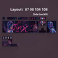 Jinx PBT cherry keycaps set with Side lit, fit ANSI&ISO layouts,60%-100%
