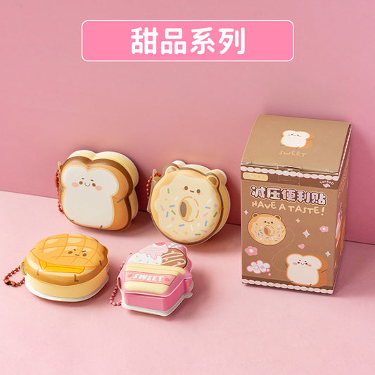 1set/4 pieces cute cartoon sticky