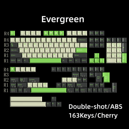 GMK Colorway Doubleshot ABS Keycaps Full Set – Thick-Walled Cherry Profile MX Stem Mechanical Keyboard Keycap Set