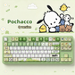 Pochacco keycaps with double printed and Side-backlit
