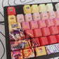 One piece luffy keycaps Top-Legend Backlit Artisan 122keys Cherry/PBT Keycap Set