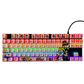 Original Sailor Moon anime keycaps set with Side lit, PBT and Cherry MOA profile for MX-cross stems keycboard